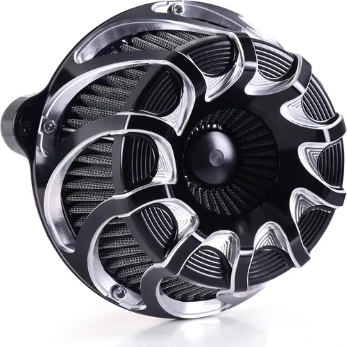 Miniatura 16 de Para filtro limpiador de aire Harley Touring Street Glide Road King Electra Tri Trike Dyna Sportster XL 883 1200 Softail toma de aire