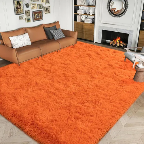 Miniatura 66 de Dssimo - Alfombra superesponjosa para la habitación, alfombra de área moderna, pequeña, suave y acogedora de felpa para niños, niñas y adolescentes