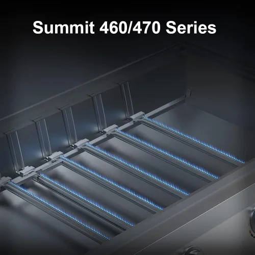 Miniatura 3 de SafBbcue 67557 Tubos de quemador de parrilla para parrillas de gas Weber Summit 460 470, repuesto para tubos de quemador Weber Summit, paquete de 6