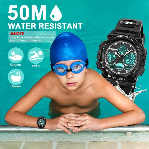 Miniatura 5 de ATIMO Reloj impermeable multifunción LED para niños - Regalos para niños
