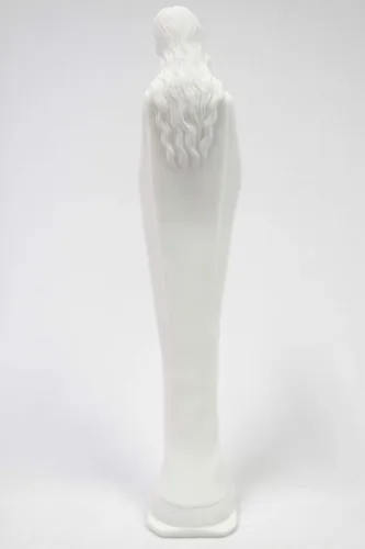 Miniatura 7 de Vittoria Collection Estatua italiana blanca de 10 pulgadas de alto, Virgen María, Nuestra Señora de Fátima, hecha en Italia