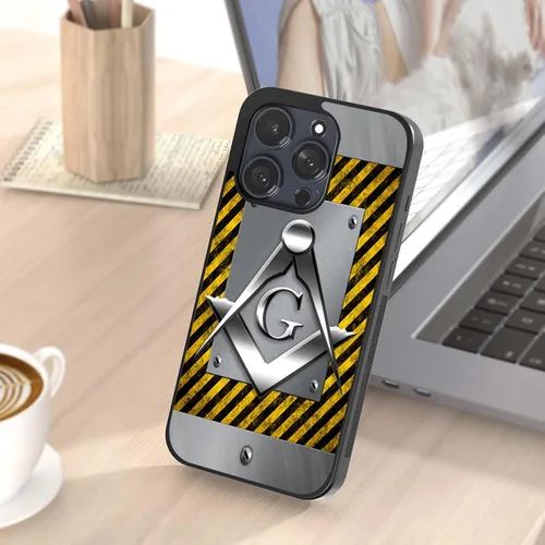 Miniatura 5 de Fundas de teléfono masonería, regalos masónicos para hombres, funda estética para iPhone 5 6 7 8 11 12 13 14 15 16 Pro Max Plus Mini X, para Samsung