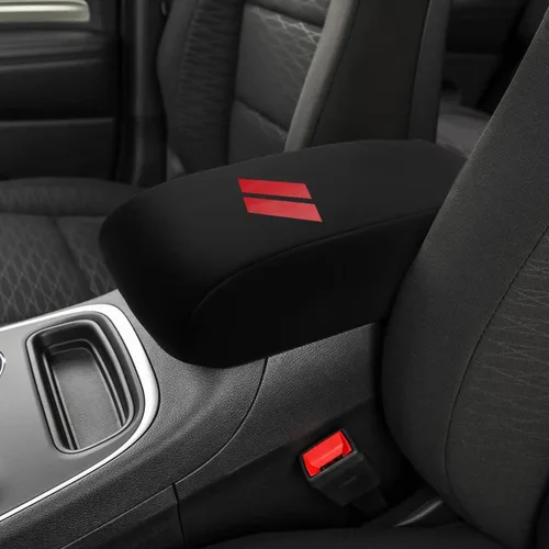 Miniatura 12 de INTGET Funda para reposabrazos de consola central de automóvil para Dodge Durango Accesorios 2011-2020, funda de cuero para reposabrazos, funda