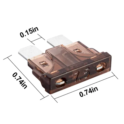 Miniatura 2 de Ameri 0D7178T para Generac Brown 7.5 Amp Tipo ATO Fusible Paquete de 2