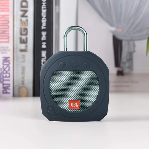 Miniatura 2 de Funda protectora de silicona para JBL Clip 3 Altavoz portátil impermeable (azul)