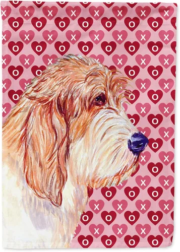 Miniatura 46 de Caroline's Treasures SS4484GF Bandera de jardín con diseño de bulldog inglés y corazones para el Día de San Valentín, bandera decorativa para patio
