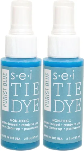 Miniatura 7 de S.E.I. Botella de spray de teñido anudado de caléndula: 2 oz. Spray de tinte de tela no tóxico, tinte permanente para ropa DIY, One Step