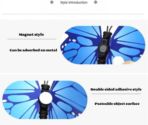Miniatura 5 de 24 piezas de decoración de pared de mariposa, calcomanías de mariposa 3D para calcomanías de pared, decoración de mariposas magnéticas, calcomanías