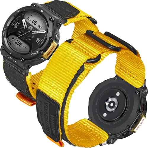 Miniatura 7 de torbollo Compatible con Amazfit T-Rex/T-Rex Pro/T-Rex 2, correa de reloj de nailon duradera, correa de grado militar con aro y bucle hebilla