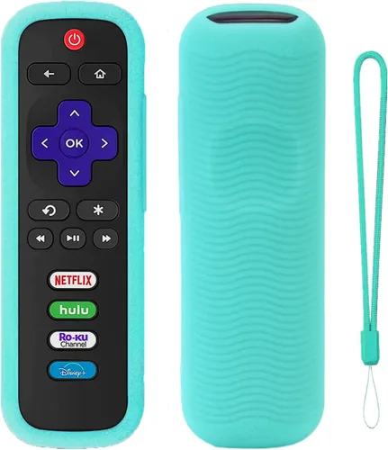 Miniatura 17 de Funda protectora de silicona para control remoto de Roku Funda universal para control remoto Roku de TCL Hisense con rastreador, luz