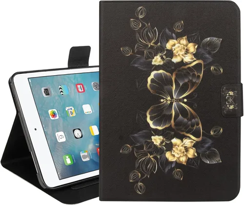 Miniatura 21 de Dteck Funda para iPad mini 5/4/3/2/1, elegante y ligera de cuero sintético tipo folio con cartera, funda inteligente
