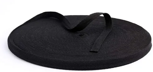 Miniatura 3 de Sowaka Cinta de sarga de algodón de 50 yardas de 3/8 pulgadas de ancho, cinta de sarga suave y natural en espiga para manualidades, proyectos
