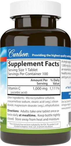Miniatura 2 de Carlson - Vitamina C 1,000 mg, 100