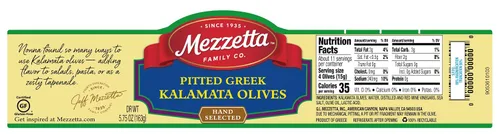Miniatura 6 de Mezzetta Aceitunas kalamata griegas sin hueso – Aceitunas moradas ricas de Grecia para recetas mediterráneas y aperitivos – Prácticas aceitunas sin