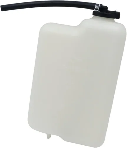 CarPartsDepot Tanque de recuperación de refrigerante del motor Depósito de expansión Depósito de botella con tapa y manguera de plástico compatible
