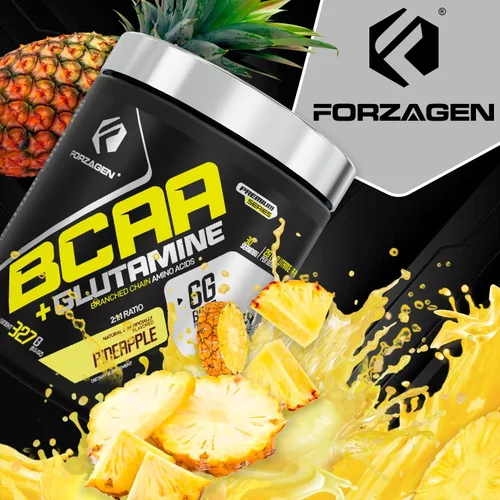 Miniatura 8 de Forzagen BCAAS Aminoácidos en polvo con glutamina BCAA en polvo, suplementos de aminoácidos de cadena ramificada, BCAA Lean Energy Pre Entrenamiento