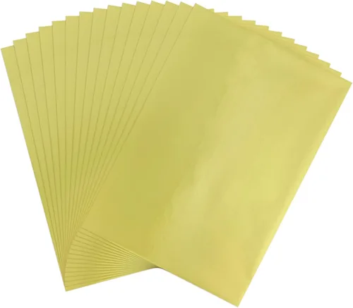 Miniatura 36 de Briartw Papel de Aluminio Termoadhesivo 20x29cm Paquete de 50 Hojas Papel Reactivo para Sellado en Caliente por Impresora Láser y Laminadora