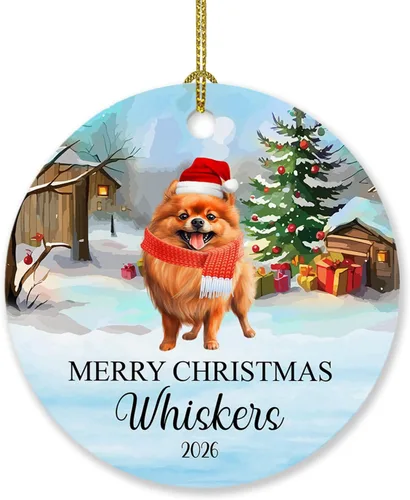 Miniatura 25 de Adorno personalizado de caniche negro, regalo para perro, mamá, perro, papá, adorno de Navidad único de perro caniche negro 2025, adorno de caniche