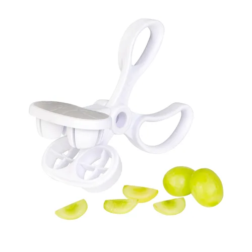 Miniatura 8 de Ubbi Cortador de uva para niños pequeños, cortador de uva para bebé, rebanador de frutas y verduras en 4 piezas, accesorio de cocina para almuerzo