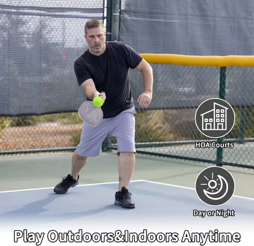 Miniatura 5 de MYKUJA Bolas de pickleball de espuma, bolas de espuma silenciosas para práctica de tenis y pickleball, bolas silenciosas para reducir el ruido