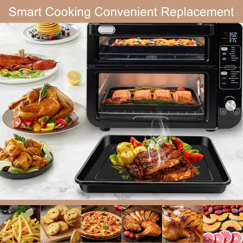 Miniatura 7 de Accesorios de horno doble inteligente 3 en 1 para Ninja DCT401 DCT451 12 en 1, 13 '' × 12.6 '' acero tostador horno piezas de repuesto accesorios