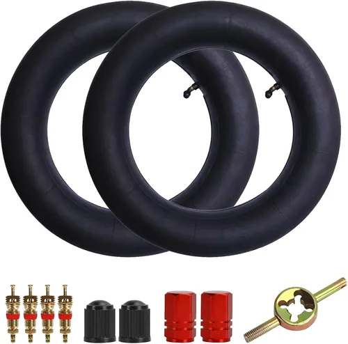 Miniatura 8 de Neumático de tubo interior de 3.50-10 3.50 x 10 pulgadas, válvula de boca recta para ciclomotor, motocicleta, scooters, Pit Dirt Bike