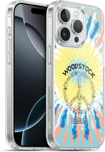 Miniatura 24 de Head Case Designs Funda de gel Woodstock 50th con licencia oficial de Peanuts Snoopy Guitar 1969 [protección de grado militar] compatible con Apple