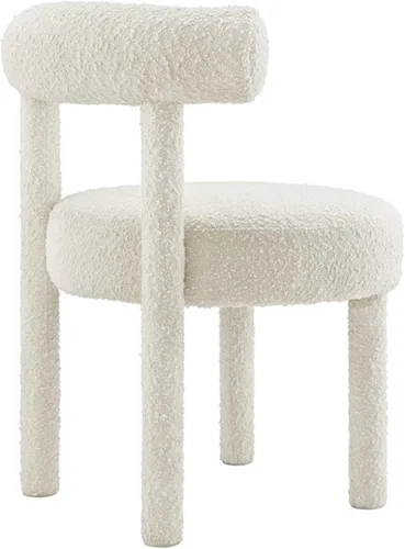Miniatura 7 de Modway EEI-6705-IVO Toulouse Boucle - Juego de 2 sillas de comedor de tela, color marfil