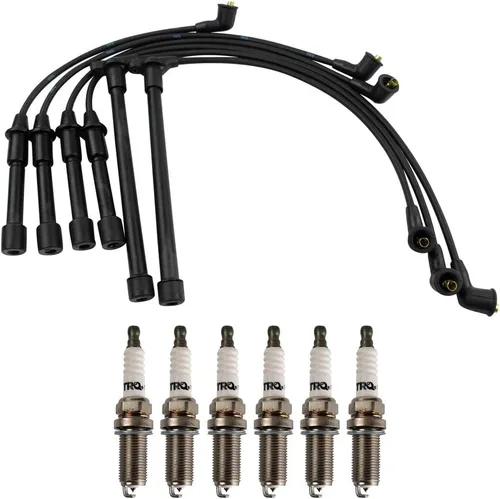 Miniatura 62 de Kit de bujías de chispa TRQ 5 piezas de bujías de iridio Compatible con Acura Integra 1992-2001 1999-2000 Honda Civic 1994-1995 Civic del Sol