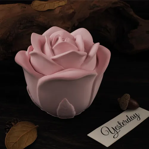 Miniatura 8 de 1 juego de moldes de resina para tarros de velas, moldes de silicona con tapa para fundición de resina epoxi para caja de almacenamiento de joyas