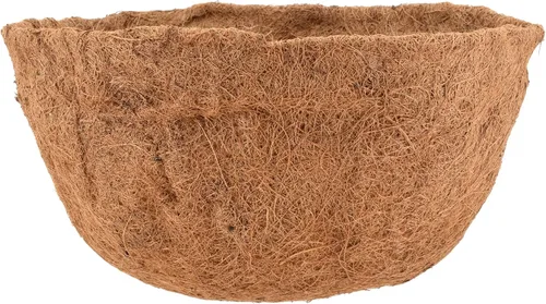 Miniatura 15 de Arcadia Garden Products - Forro de coco extra duradero 1547B de 12 pulgadas para macetas redondas colgantes, forro de repuesto de fibra de coco