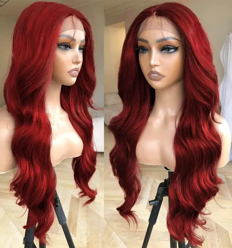 Miniatura 11 de Peluca de encaje frontal de 14 pulgadas con cuerpo ondulado de encaje HD, pelucas sin pegamento de cabello humano preestilizadas y precortadas, Negro