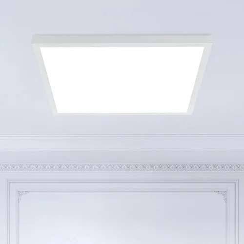 Miniatura 2 de Lámpara de panel plano LED negra de 1x4 pies, montaje en superficie, 5000K-4000K-3000K seleccionable y regulable Triac, lámpara de techo rectangular