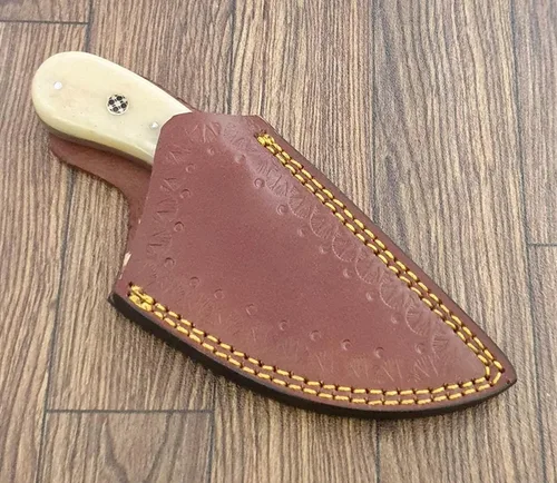 Miniatura 5 de Poshland - Cuchillo hecho a mano de acero de Damasco, colector de hueso - cuchillo hermoso (BC-1093)
