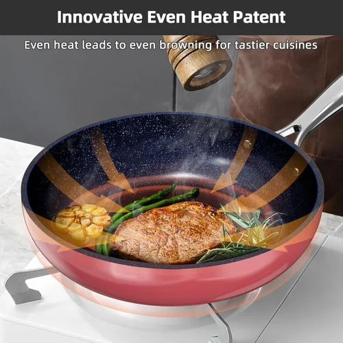 Miniatura 3 de Nuwave Lux - Juego de utensilios de cocina ligeros forjados de 13 piezas, sin PFAS, revestimiento de cerámica saludable G10 Duralon, ultra
