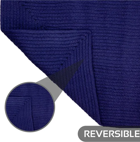 Miniatura 4 de La colección Better Trends Alpine Braid es una alfombra reversible para interiores duradera y resistente a las manchas 100% polipropileno