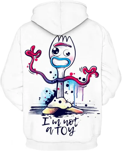 Miniatura 3 de Cuiacoir Novedad Unisex impresión 3D sudadera con capucha divertida dibujos animados pullover bolsillos sudadera con capucha traje sudadera
