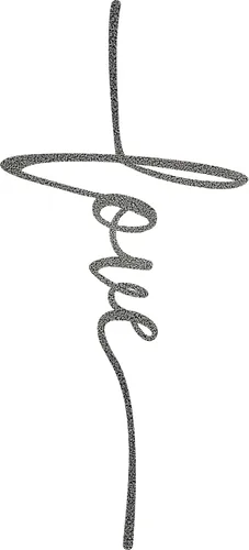 Miniatura 4 de Cruz de amor - Arte de pared de metal - 8" X 18" - Plata martillada