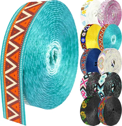 Miniatura 75 de 1.5 pulgadas Correa de nailon con patrón, correas de cinturón de nailon, correas para bolso, correas para mochila, cinturón de nailon
