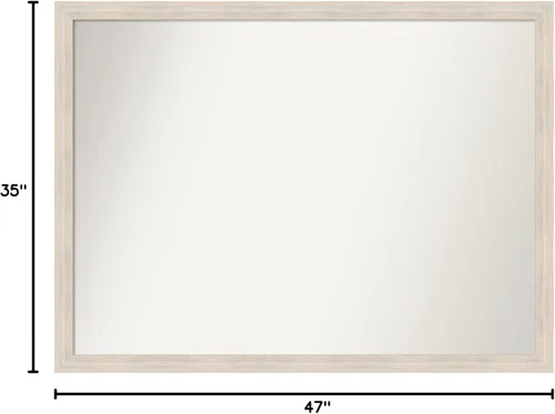 Miniatura 968 de Amanti Art Espejo personalizado, espejo estrecho de baño de oro blanco, espejo de pared o espejo de tocador de baño sobre el fregadero