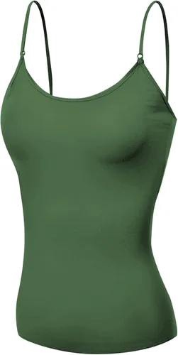 Miniatura 3 de Emmalise - Blusa de tirantes con brasier integrado para mujer
