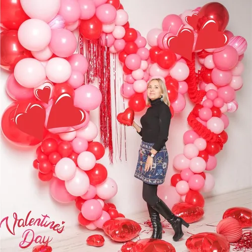 Miniatura 4 de Paready Juego de Globos Rosa Intenso, 60 Pzs Globos de Látex Rosa Intenso de 12 Pulgadas, Globos de Confeti Rosa Globos de Fiesta Magenta Intenso