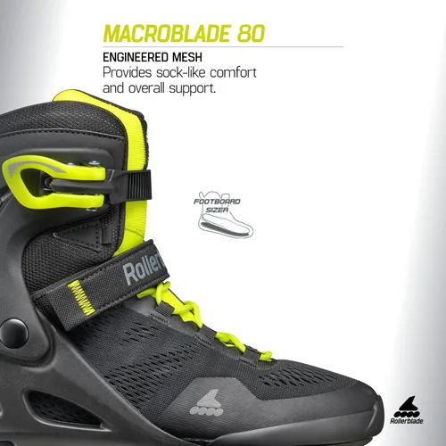 Miniatura 3 de Rollerblade Macroblade 80 - Patines en línea para hombre y adulto, patines en línea de rendimiento