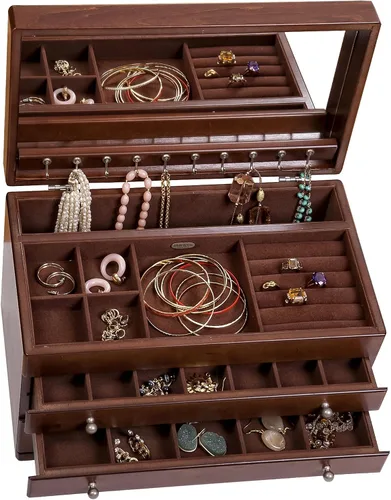 Miniatura 5 de Mele & Co Brigitte - Joyero de madera