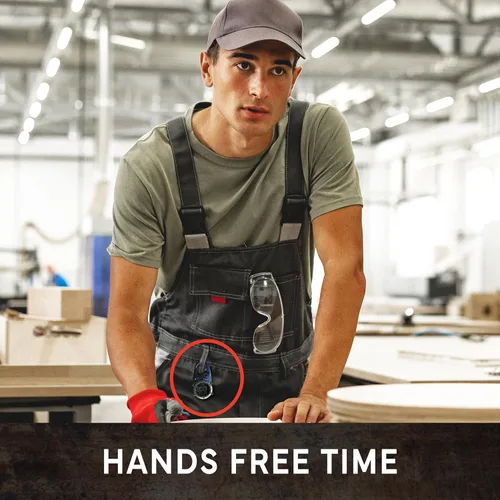 Miniatura 7 de Dakota Clip digital, reloj de clip, alarma, cronómetro, temporizador y reloj de doble hora, regalos al aire libre para hombres y mujeres, uso