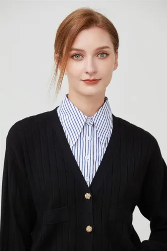 Miniatura 3 de YEKEYI Cuello Falso de Camisa Cuello Falso Desmontable Puños de Muñeca Puños de Manga Falsa Cuello de Media Camisa