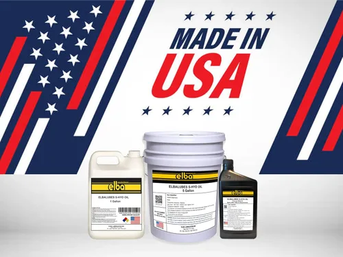 Miniatura 2 de ELBA LUBES S-HYD 22 Aceite hidráulico industrial Sin cenizas sin zinc Referencia cruzada a Mobil VELOCITE 10, Shell TELLUS 22, Rando 22, NUTO 22