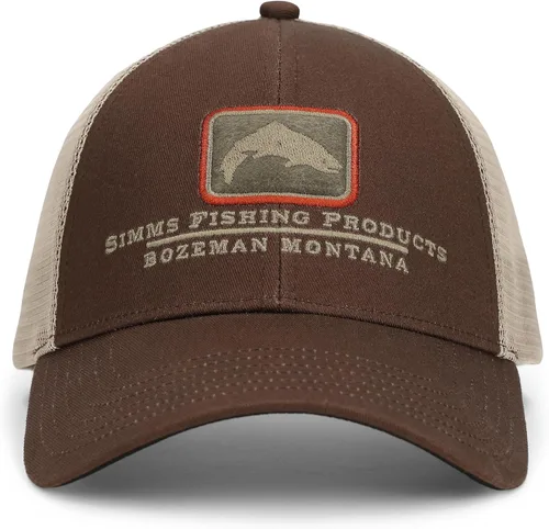 Miniatura 5 de Simms Trout Icon Trucker Hat Carbono