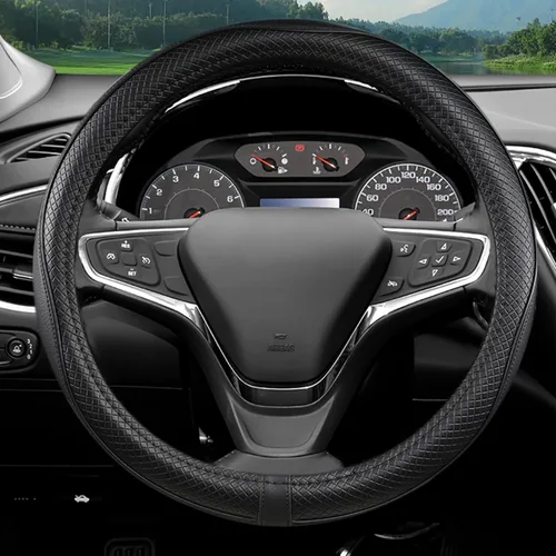 Miniatura 6 de Funda para volante de automóvil para Chevy Silverado 1500 2500 3500, Tahoe, Equinox, Traverse, Colorado, accesorios automotrices para Chevy, diseño