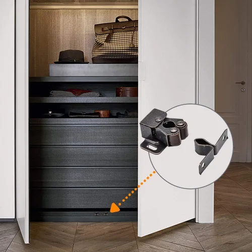 Miniatura 7 de 20 pestillos de acero laminado en frío (tono bronce)